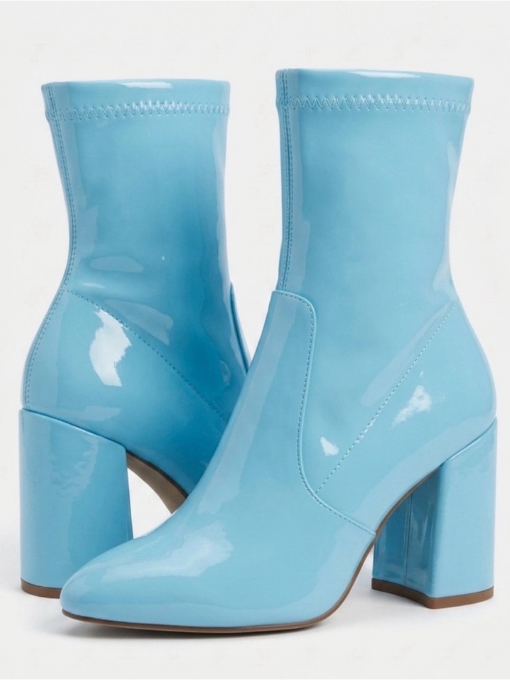 Steve Madden Patent Leather Booties